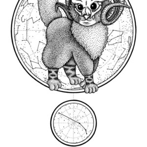 Ram Sterrenbeeld Aries Astrologie Noorse Boskat Ink