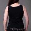 Ladies Tank Top Gothic Clothing Black Tank Top Screen Printed Fashion Tank Top for Women