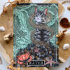 Water Element Vier Elementen Print Four Elements Katten Kunstdruk A4 Poster Poezen Schattig Eng Oceaan Zee Tabby Kat