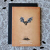 Bat Cat Card Halloween Invitiation Baby Bat Card Gift for Bat Lovers Gothic Birthday Card Cute Cat Card Gothic Home Decor Tabby Cat
