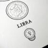 Zodiac Sign Libra Drawing Original Art Tortoiseshell Cat Libra Star Sign Cat Home Decor Astrology Horoscop Feline Illustration Scale