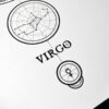 Zodiac Sign Virgo Drawing Original Art Turkish Angora Cat Virgo Star Sign Cat Home Decor Astrology Horoscop Feline Illustration